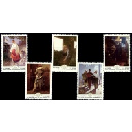 Russia 4786-90 MNH 1979 Paintings (an6953)