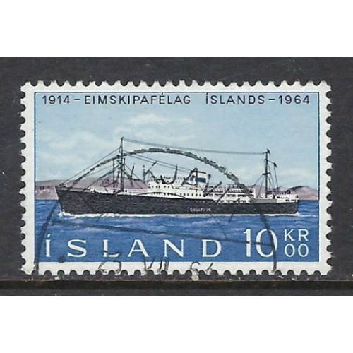 Iceland 359 Used 1964 Ship (ap8826) (ap8826)