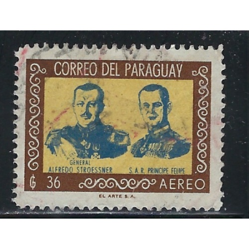 Paraguay C312 Used 1962 issue (an7251)