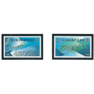 Singapore 727-28 MNH 1995 Six Digit Postal Code (ap6892)