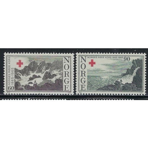 Norway 473-74 MNH 1965 Red Cross (an5365)