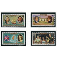 Aitutaki 148-51 MNH 1977 QEII Silver Jubilee (ak6709)