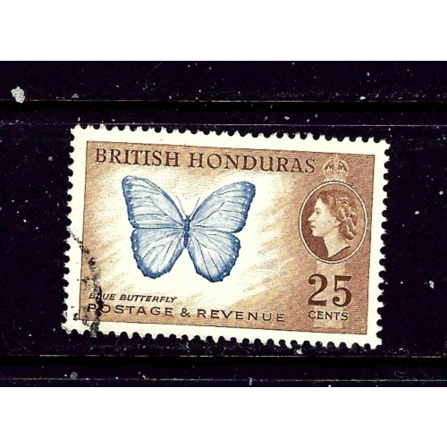 British Honduras 151 Used 1953 Butterfly