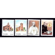 Zambia 553-56 MNH 1991 St Ignatius of Loyola    (ap1093)