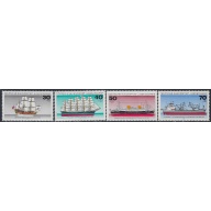 Germany B538-41 MNH 1971 Historic Ships (ak6587)