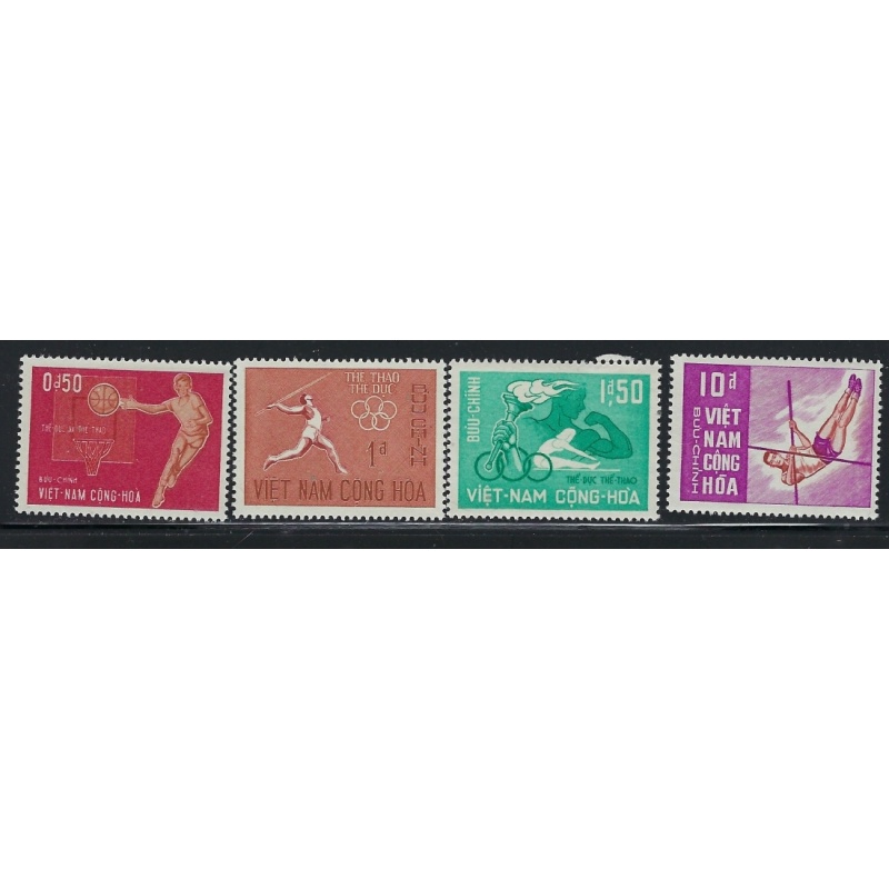 South Vietnam 272-75 MNH 1965 Sports (ap9887)