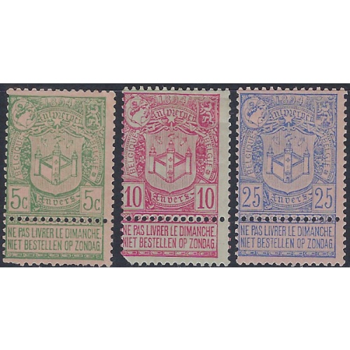 Belgium 76-78 MH 1894 set (ak5998)