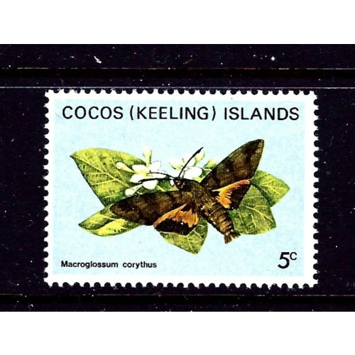 Cocos Is 89 MNH 1982 Butterfly