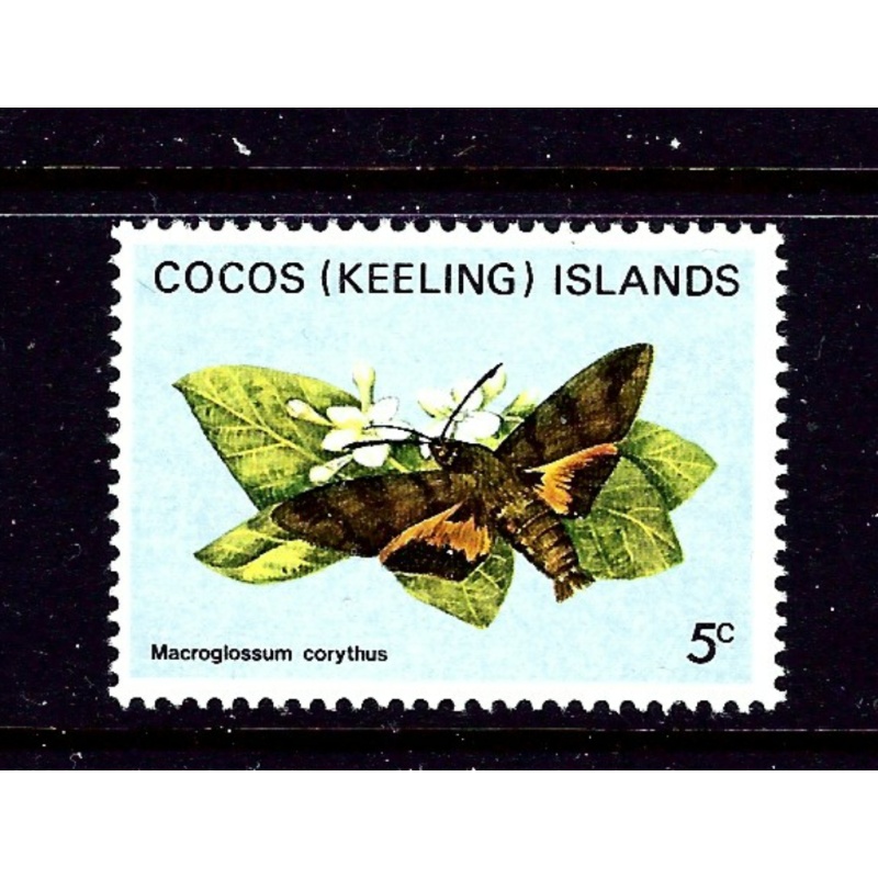 Cocos Is 89 MNH 1982 Butterfly