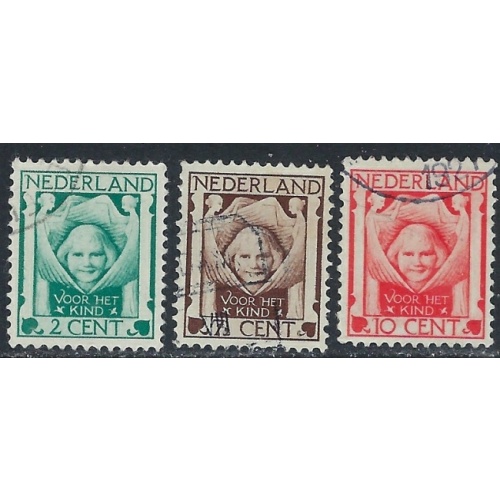 Netherlands B6-8 Used 1934 set (ak5510)