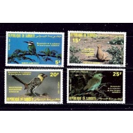 Djibouti 590-93 MNH 1985 Birds  #2