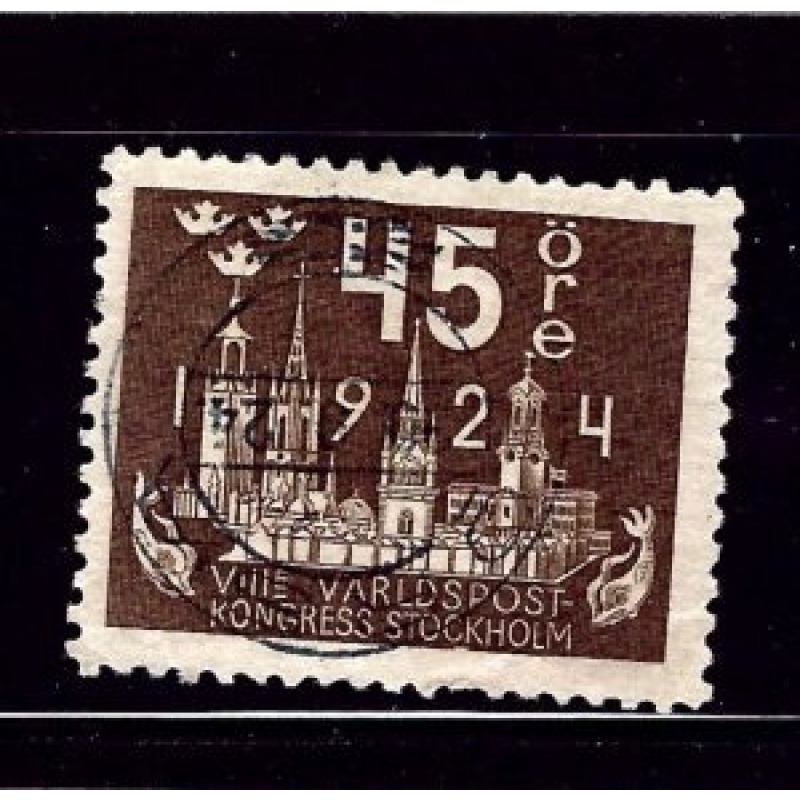 Sweden 205 Used 1924 issue (ap9153)