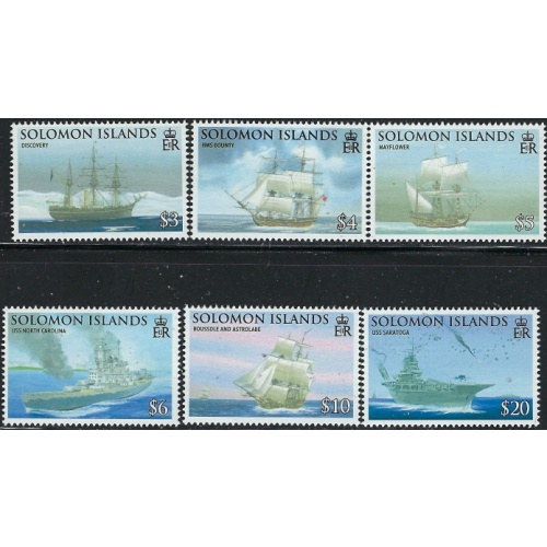 Solomon Is 1130-35 MNH 2009 Ships (fe9264)