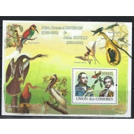 Comoro Is 1042 MNH 2009 Birds souvenir sheet (an1763)