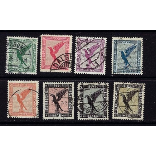Germany C27-34 Used 1926-27 Airmail set