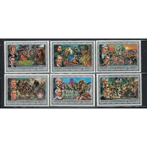 Comoro Is 165-70 MNH 1976 American Bicentennial (fe7615)