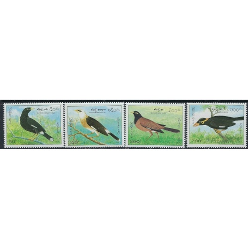 Laos 1213-16 MNH 1995 Birds (ak5052)