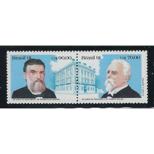 Brazil 2342a MNH 1991 Pair (fe7475a)