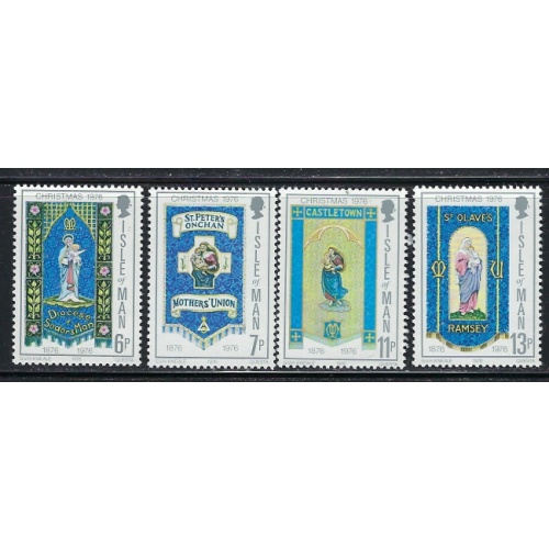 Isle of Man 92-95 MNH 1976 set (bc1002)
