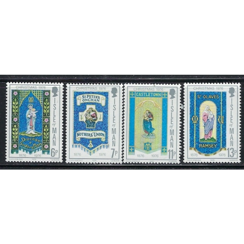 Isle of Man 92-95 MNH 1976 set (bc1002)