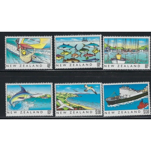 New Zealand 964-69 MNH 1987 New Zealand Heritage (an5639)