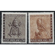 Vatican E17-18 MLH 1966 issues (an3776)