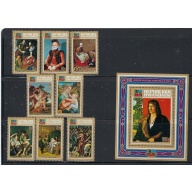 Rwanda 523-31 MNH 1973 Paintings (ap8963)