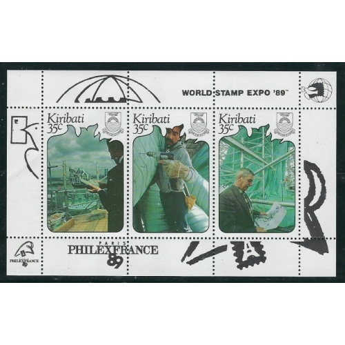 Kiribati 527 MNH 1989 World Stamp Expo (ak3945)