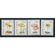 St Lucia 938-41 MNH 1989 Mushrooms (fe2363)