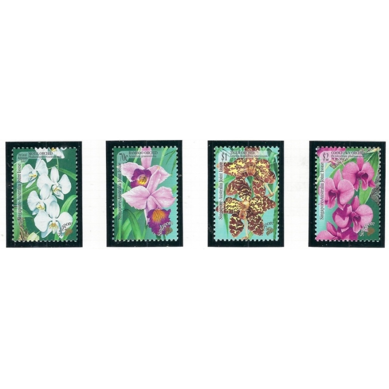 Singapore 858-61 MNH 1998 Orchids (joint issue with Australia) (ap7941)