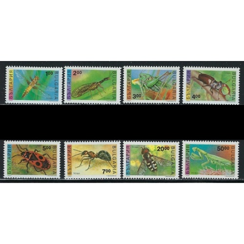 Bulgaria 3710-17 MNH 1992 Insects (ha1438)