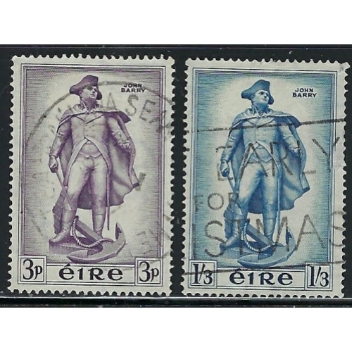 Ireland 155-56 Used 1956 set (fe1394)