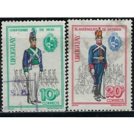 Uruguay 831-32 Used 1972 set (fe9422)