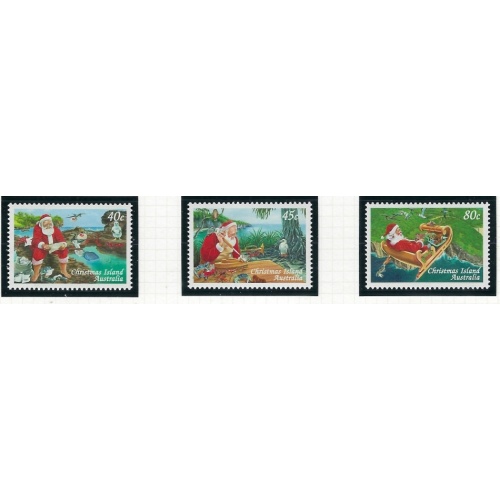 Christmas Is 407-09 MNH 1997 Christmas (ak5027)