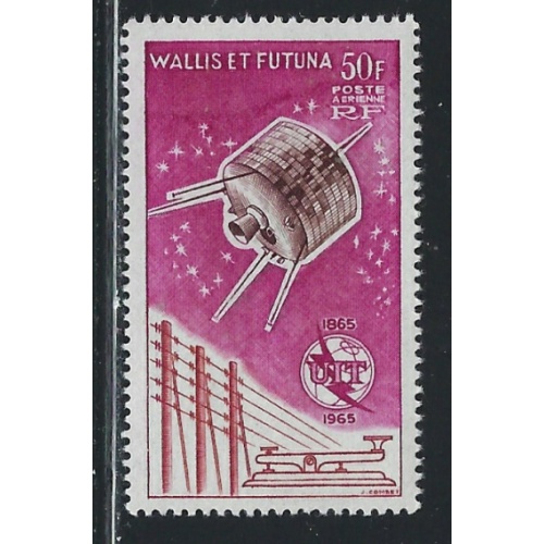 Wallis and Futuna C20 MNH 1965 Space Satellite (fe2445)