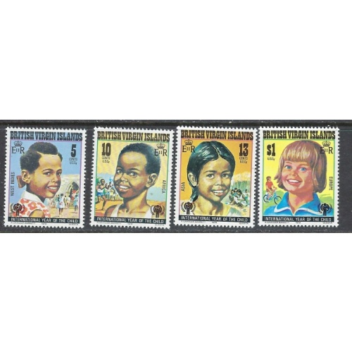 British Virgin Is 356-59 MNH 1979 Int'l Year of the Child (ap7407)