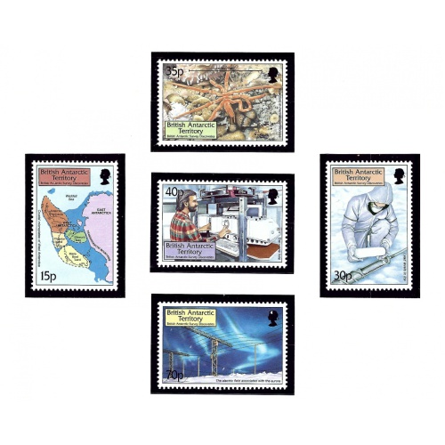 Brit Ant Terr 280-84 MNH 1999 Anarctic Survey Discoveries