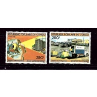 Congo PR 740-41 MNH 1985 set
