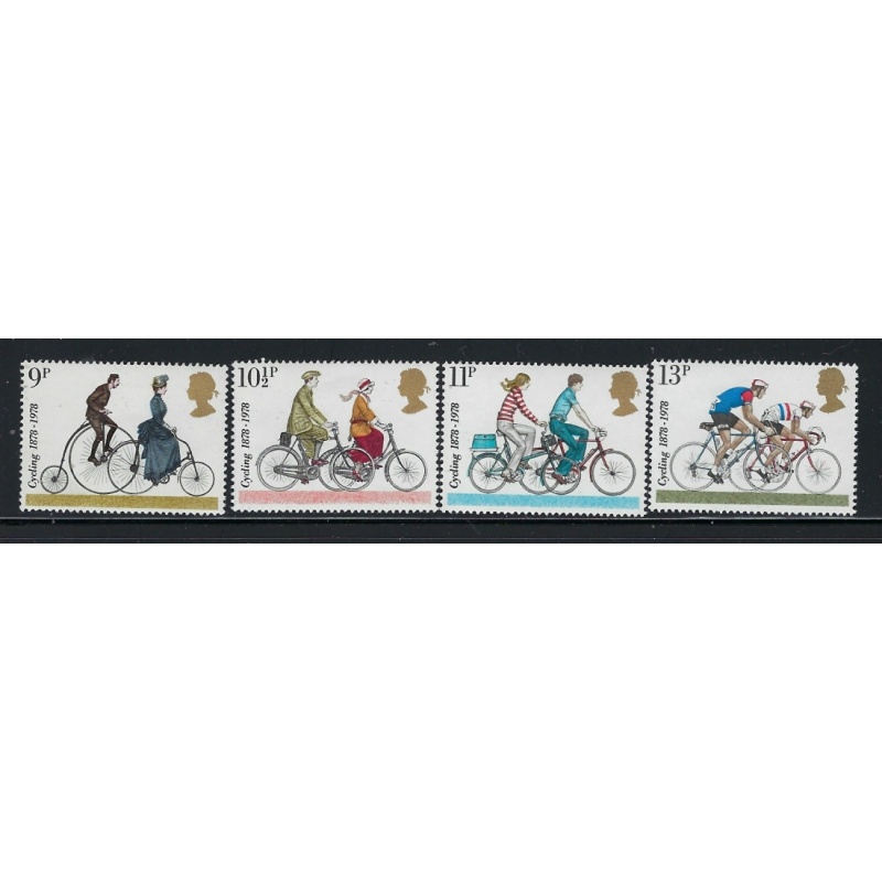Great Britain 843-46 MNH 1978 Bicycles (ap9512)