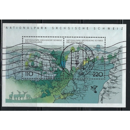 Germany 2009A Used 1998 souvenir sheet (an3754)