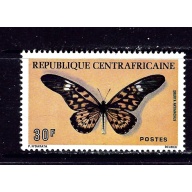 Central Africa 253 MNH 1976 Butterfly