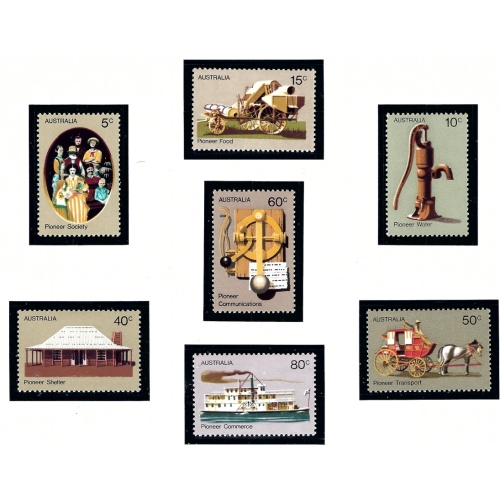 Australia 532-38 MNH 1972 Australian Pioneer Life    (ap2942)