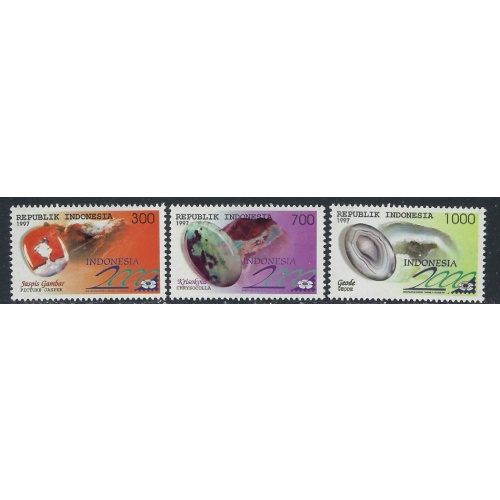 Indonesia 1706-08 MNH 1997 Gemstones (ak5075)