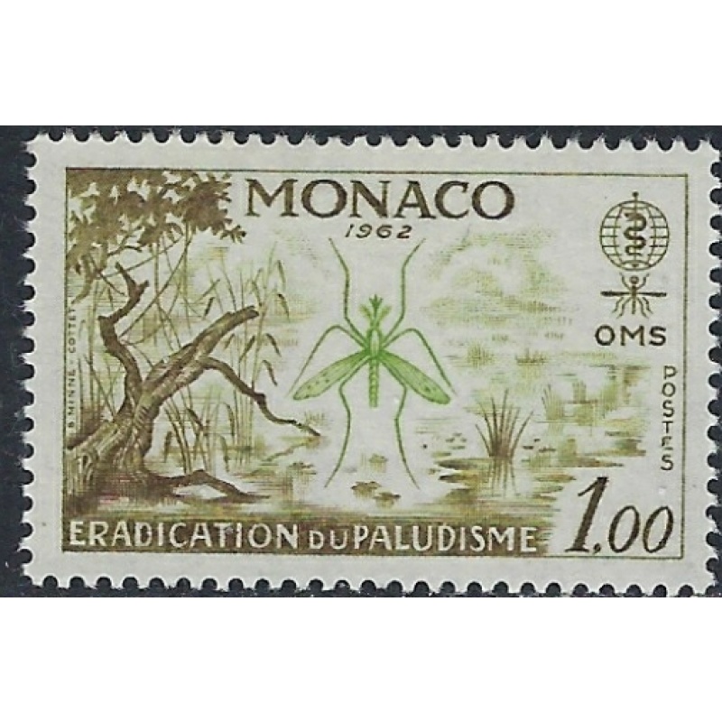 Monaco 504 MLH 1962 Anti-Malaria (ak3783)