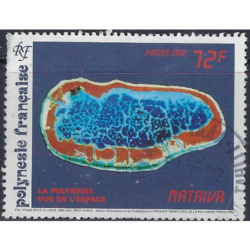 French Polynesia 588 CTO 1992 issue (ak6074)