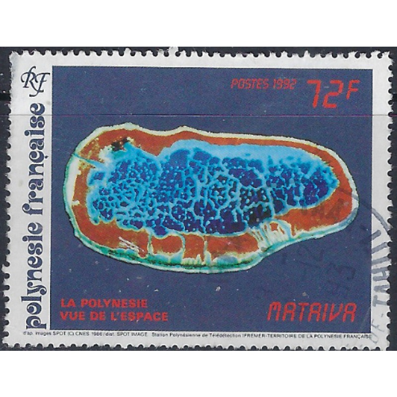 French Polynesia 588 CTO 1992 issue (ak6074)