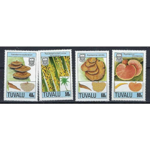 Tuvalu 499-500 MNH 1988 Fungi (an9195)