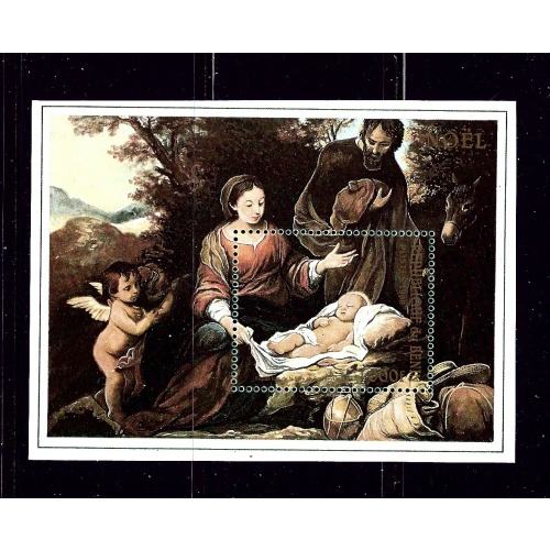 Benin 842 MNH 1995 Christmas S/S