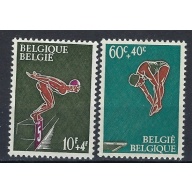 Belgium B791-92 MNH 1966 Divers (an9124)
