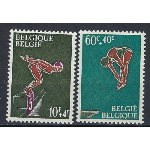 Belgium B791-92 MNH 1966 Divers (an9124)